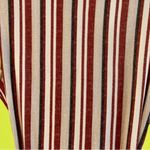 No Boundaries  Juniors Striped Button Down Waste Tie Mini Dress Cream Rust Large Photo 12