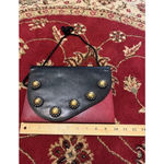 Renaud Pellegrino Paris Studded Black Red Leather Flap Shoulder Bag Vintage Cout Photo 2
