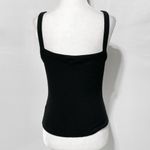 & Other Stories & Other Stories Ribbed Knit Scoop Neck Slim Fit Tank Top Black Size Medium Photo 12