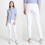 Current/Elliott The Stiletto Skinny Jeans Released Hem White Sugar Ankle 26 Photo 2