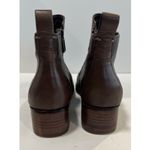 Cole Haan Womens  6B Brown Leather Oak Booties Boots Double Zipper Boho Festival Photo 6