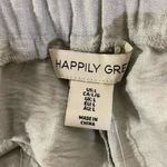 #300 HAPPILY GREY Rayon Wide Leg Pants Silver Size L Photo 6