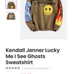 Lucky me i See ghosts sweatshirt Brown Size M Photo 1