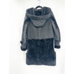 Coach Fall 2015 Black Sheepskin Duffle Coat w/ Hood Photo 4