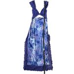 Intimately Free People Suddenly Fine Maxi Slip in Spring Rain Combo XS Boho Purple Photo 5