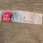 Free People  Beach Womens Green Zuma Cardigan Sweater Small Photo 4