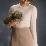 RIHOAS The Khaki High Waisted Contrast Mini Skirt 3 Tan Size XS Photo 5