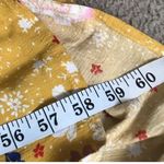 One Clothing Yellow Maxi Sundress with Flutter Sleeves Photo 6