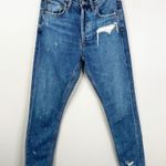 AGOLDE Jeans Womens 24 Blue Denim Cotton Distressed High Rise Jamie Classic Photo 1