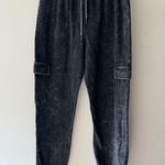 No Boundaries  Charcoal Gray Washed Soft Cargo Joggers Photo 0
