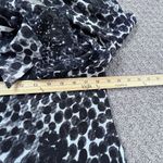 CAbi ‎ Oversized XS Sheer Button Front Top Spotted Dot Print Collared Shirt Photo 5