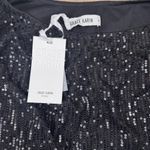 Grace Karin NWT  Black Sequin One Shoulder Evening Party Blouse Overlay Top  XL Photo 1