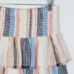 Aerie Tiered Ruffle Striped Skirt Womens Size Small Photo 3