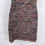 Chelsea and Violet Ruffle Slip Dark Romantic Dress Womens Small Brown Fall Floral Photo 5