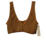NEW Tan Orange Sports Bra Fitness Athleisure Colsie Women’s Size Medium Design! Photo 1