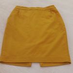 EXPRESS Mustard Yellow Pencil Skirt Photo 2