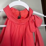 Mori Lee  Peachy Formal Bridesmaid Dress size 12 Photo 4