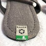 Sanuk  Rasta Olive Green Flat Sandals with Brown Button Accents Women’s Size 6 Photo 10