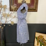 Diane Von Furstenberg  Mindy 100% Silk Wrap Periwinkle Dress - Sz 2 🧡🎀 Photo 5