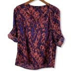 Julie Billiart  Snakeskin Print Blouse Small Photo 0