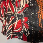 Soft Surroundings Tigris Button Up Silk Shirt Size PL Petite Large Abstract NWOT Photo 5