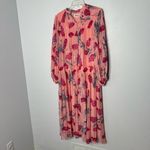 Diane Von Furstenberg  Link Pleated Ruffle Floral-Print Maxi Dress Photo 4