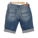 Lucky Brand Zoe Bermuda Shorts Womens Jorts Distressed Cuffed Denim Size 2 /27 Photo 3