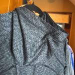 Athleta Luxe Stronger Black Space Dye Scuba Full Zip Hoodie Jacket Size Medium Photo 11