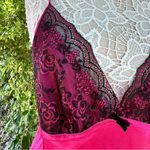 Linea Donatella Hot Pink Babydoll Chemise And Robe Set Size XL NWT Boudoir Photo 9