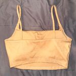 Carbon 38 Tan Metallic Snake Cami Sports Bra Snakeskin X Photo 1