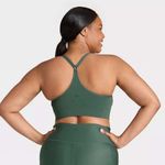 All In Motion  Women's Olive Green Seamless Sports Bra Crop Top Size 4X Photo 7