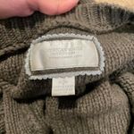 American Eagle  Outfitters cropped cable knit cardigan in a taupe color Photo 3