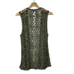 Chico's  Olive Green Easywear Georgiana Crochet Vest 0/S Photo 1