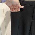 ATM Black Ponte Knit Ankle Pants Front Seam Ankle Zip Moto Stretch Size 4 Photo 3