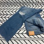 Avec Les Filles  High Rise Cropped Straight Leg Raw Hem Size 30 Denim Photo 8