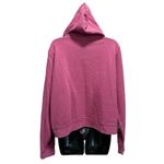 Aeropostale Pink/White Hoodie Sweatshirt Size XL Long Sleeve Logo Graphic Pocket Photo 3