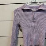 Aerie  Late Night Quarter Zip Sweater Photo 4