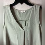 MINE Sage Green Tank Top with Relaxed Fit L Size L Photo 5