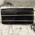Kate Spade  black and snake print leather long wallet Photo 2