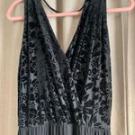 Bobeau Black maxi dress - velvet at top Photo 1