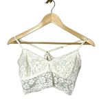 Aerie Women’s Lace Strappy Bralette in Ivory Size M Photo 2