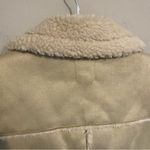 Joie  faux suede and Sherpa lined zip vest size small Photo 2