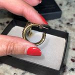 Silpada Designs Womens Fine Sterling Silver Hoop Earrings Silver & Brass OS NWOT Photo 2