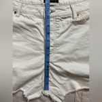 House of Harlow 1960 100% Cotton White High Rise Jean Shorts Photo 3
