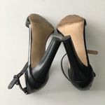 ZARA Barely There LEATHER SANDAL black minimalist Shoes Womens Size 40 2… Photo 5