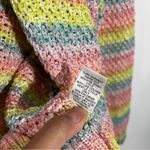 Adyson Parker Spring Lilac‎ Combo Multicolor Knit Cardigan Sweater Size 1X Pink Photo 3