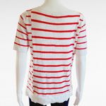 Loft  mixed striped short sleeve sweater size small Photo 4