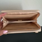 BEIS  Light Large Faux Leather Beige Full Zip Around Wallet 7.5” X 4.5” Photo 6