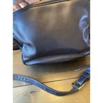 vintage‎ Ralph Lauren Deep Chocolate Brown Purse Crossbody gold clasp Photo 8