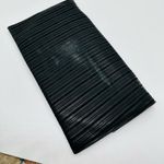 Sandra Roberts Women's Black Gold Bar Snap Closure Hand Clutch Photo 1